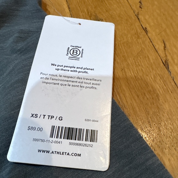 Athleta Ultra High Rise Elation 7/8 Tight New With Tags - Picture 2 of 3